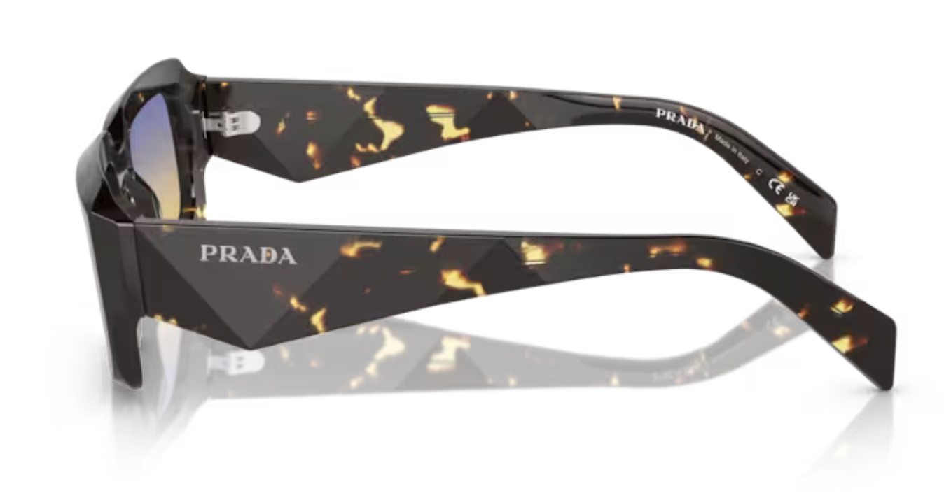 Prada 0PR 27ZS / 16O50E - Malt noir écaille de tortue – Image 3