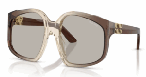 MIU MIU 0MU A07S 25G40U - Dégradé marron