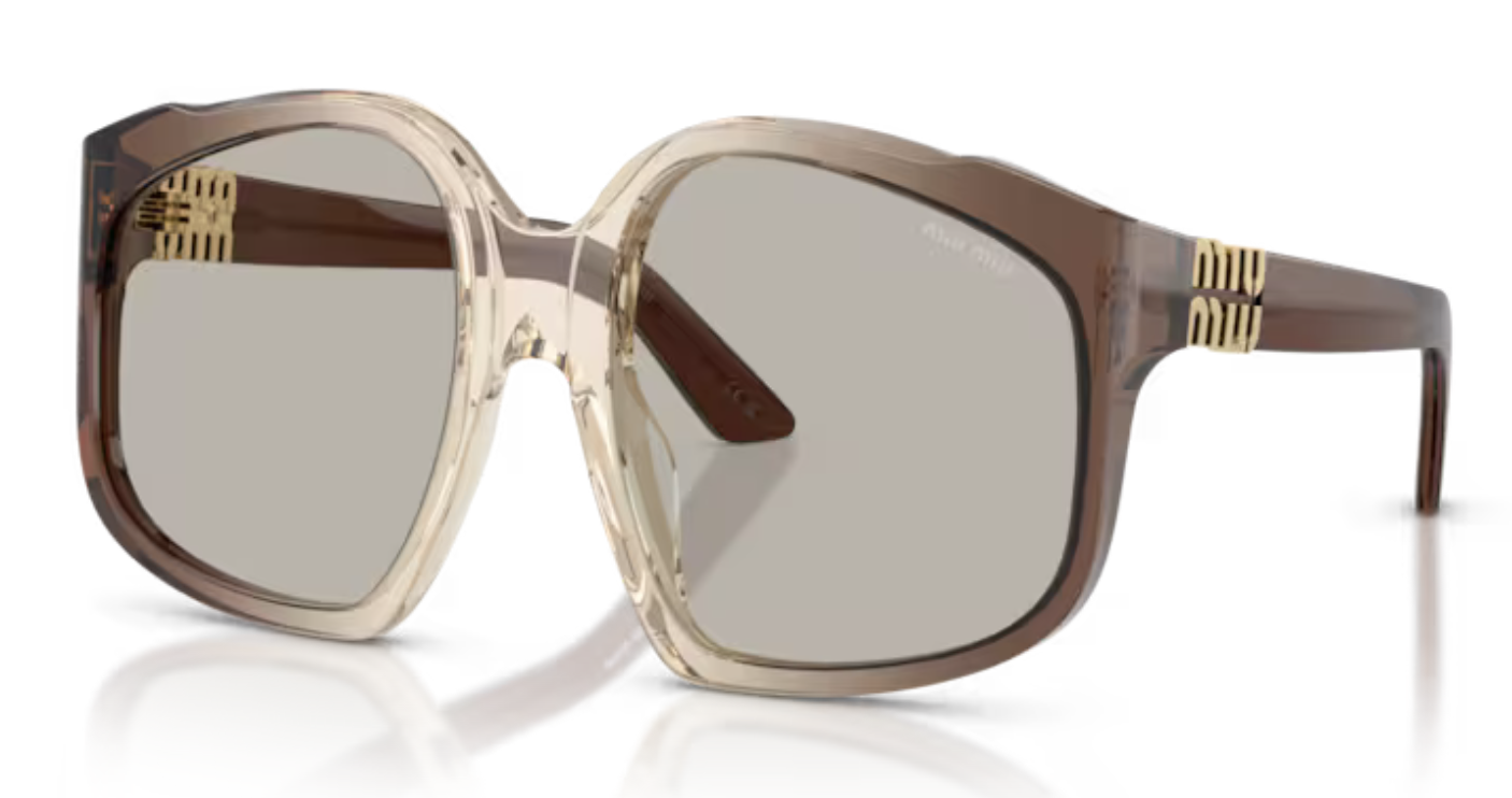 MIU MIU 0MU A07S 25G40U - Dégradé marron