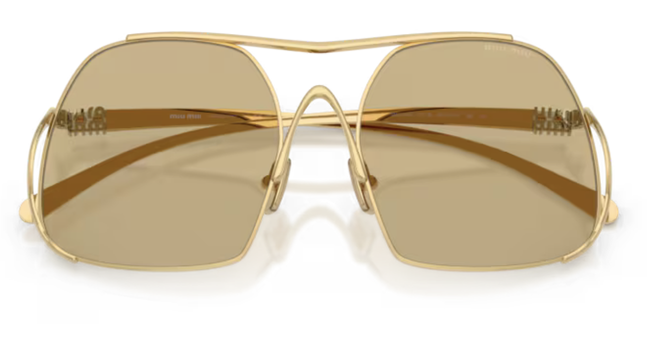 MIU MIU 0MU A55S 5AK10R - Or – Image 2