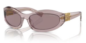MIU MIU 0MU 14ZS 12W20I - Mauve trasparent