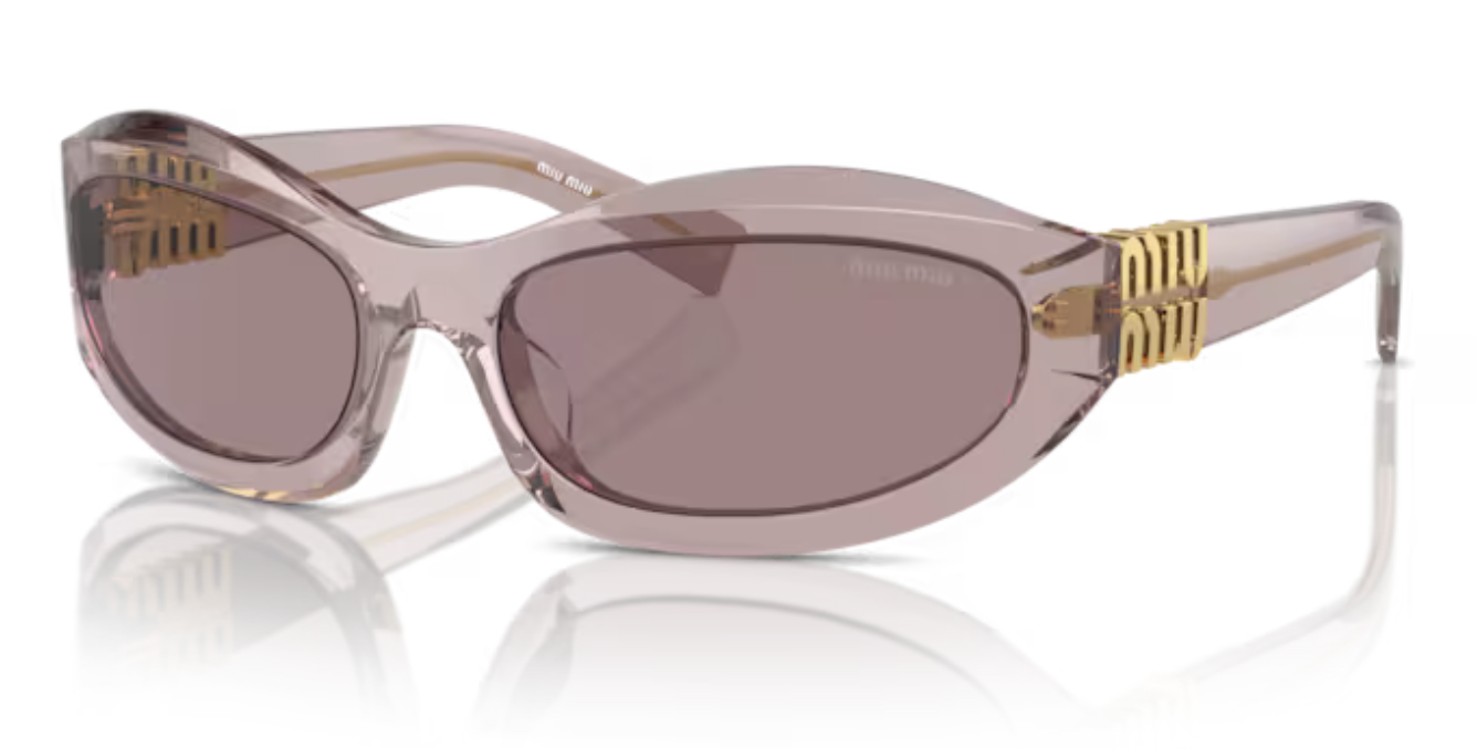 MIU MIU 0MU 14ZS 12W20I - Mauve trasparent