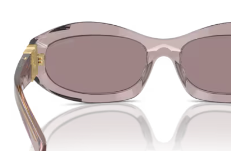 MIU MIU 0MU 14ZS 12W20I - Mauve trasparent – Image 5