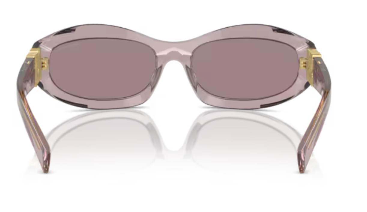 MIU MIU 0MU 14ZS 12W20I - Mauve trasparent – Image 4
