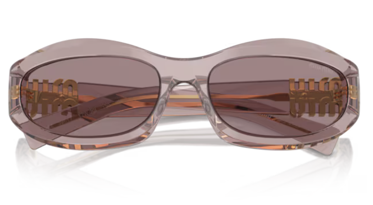 MIU MIU 0MU 14ZS 12W20I - Mauve trasparent – Image 2