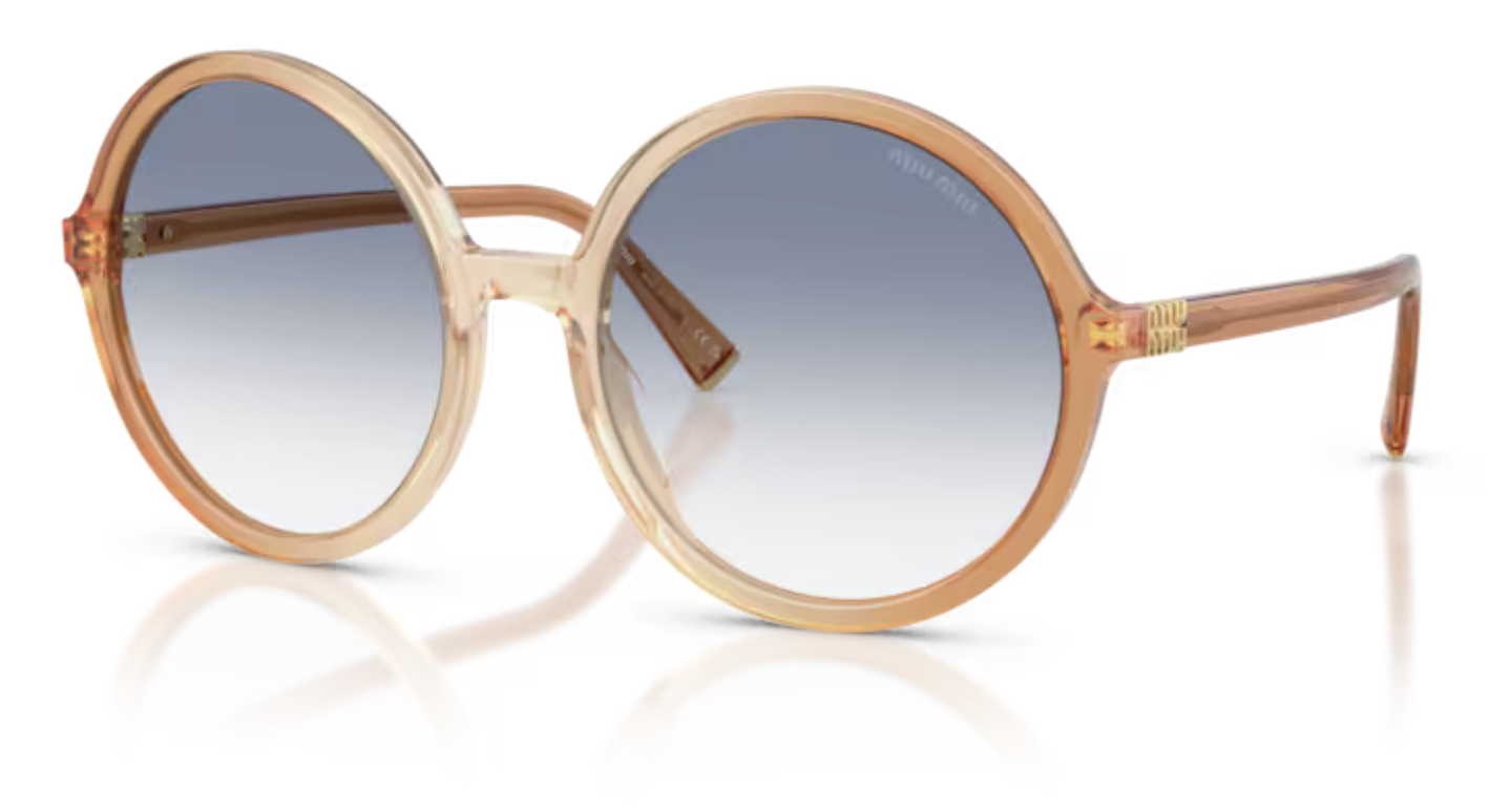 MIU MIU 0MU B02S 26G80O - Brown gradient brandy
