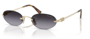 MIU MIU 0MU A54S ZVN5D1 - Or pâle