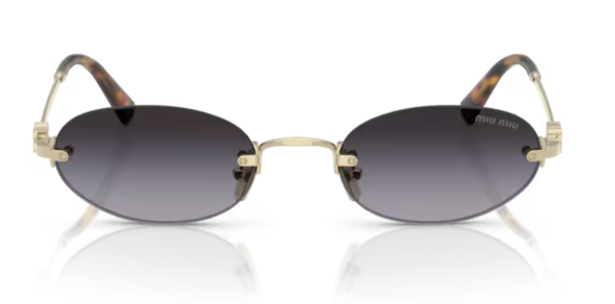 MIU MIU 0MU A54S ZVN5D1 - Or pâle – Image 3