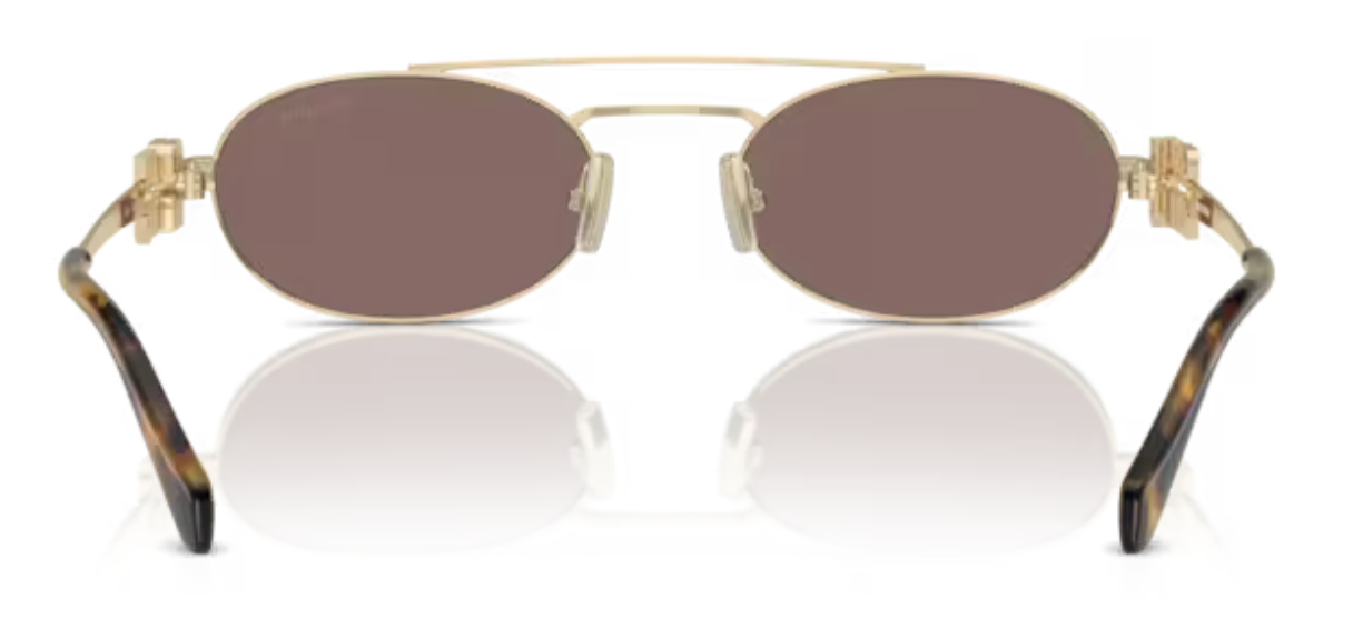 MIU MIU 0MU A54ZS ZVN70D - Or pâle – Image 4